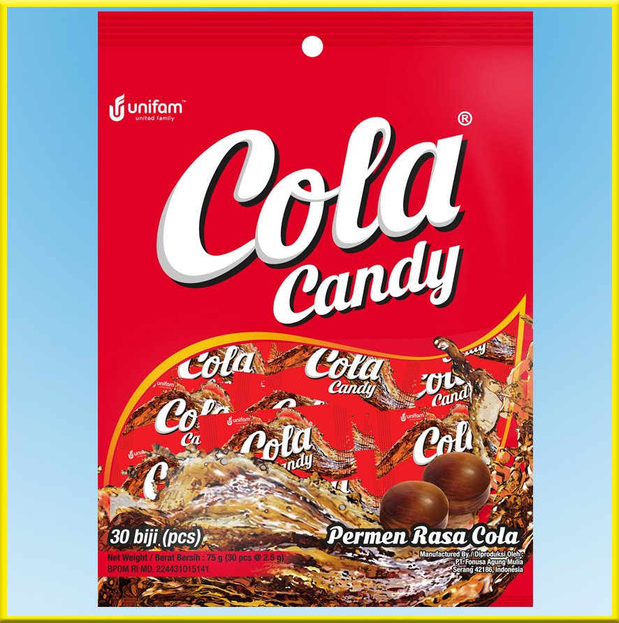 Pack of 30 Cola candies